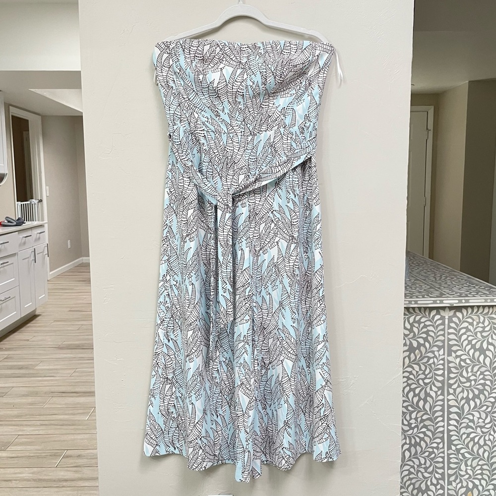 Summer strapless jumpsuit